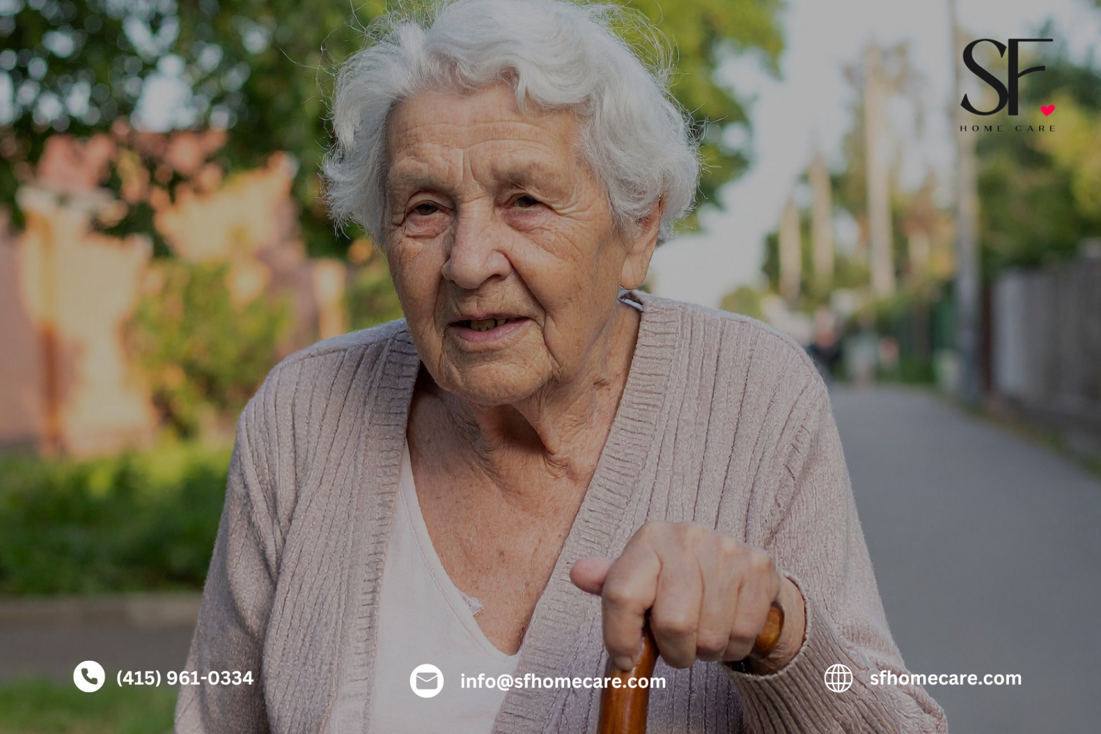 Elderly person walking alone, reflecting the emotional impact of aging and hidden grief in seniors